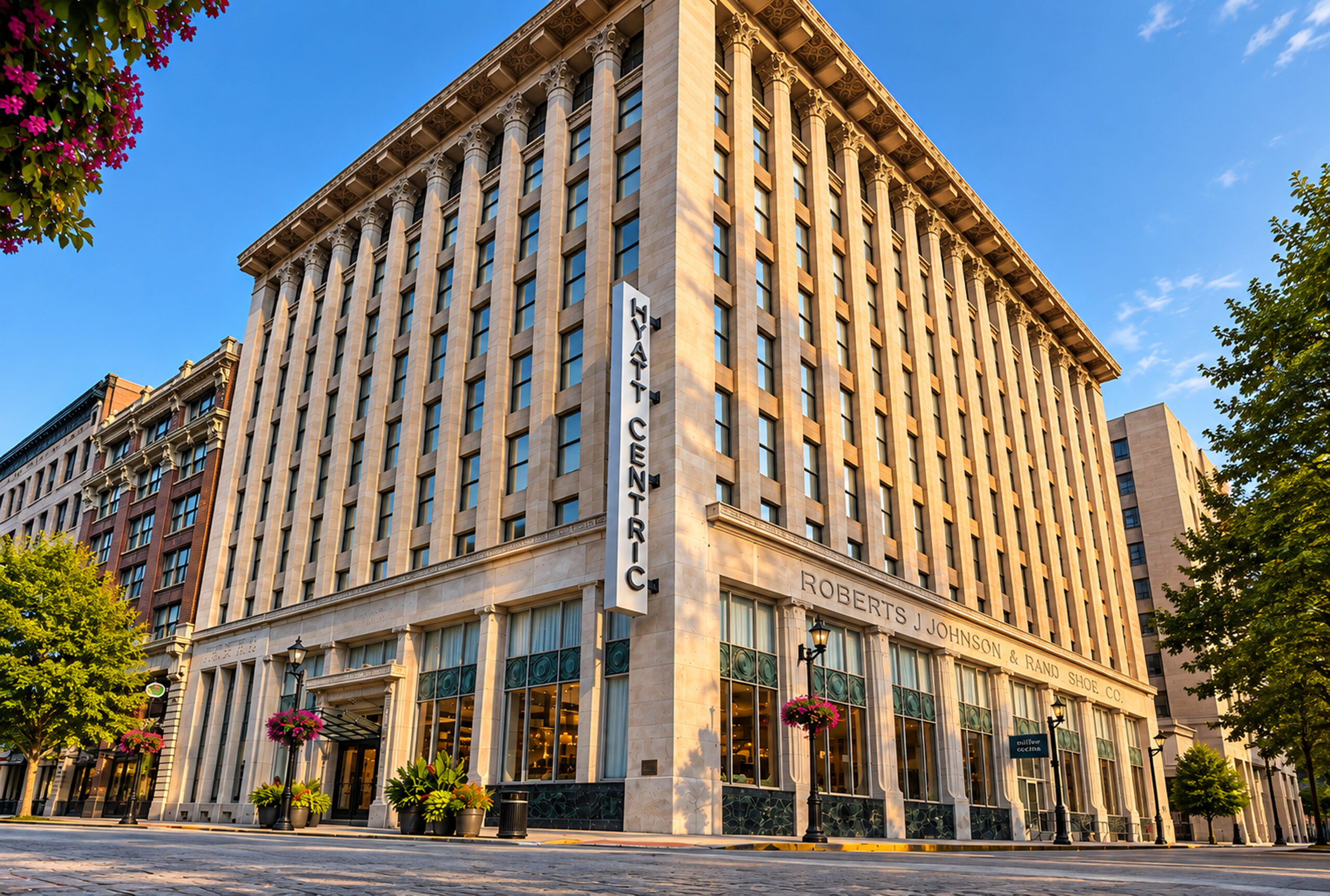Exterior of Hyatt Centric Downtown St. Louis on Washington Avenue